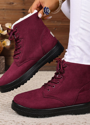 Waterproof High-top Cotton-padded Snow Boots
