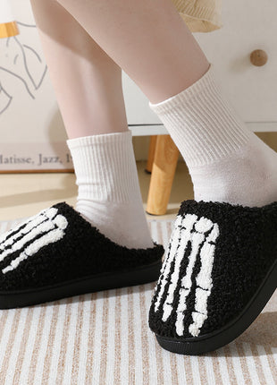 Halloween Ghost Hand Cartoon Thermal Cotton Slippers