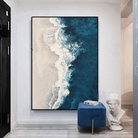 Thick Wave Abstract 100 X 180 cm