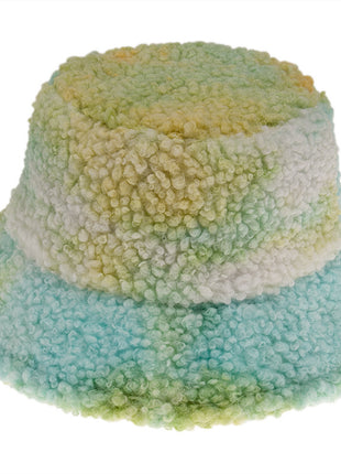 Autumn And Winter Thickening Tie-dye Bucket Hat