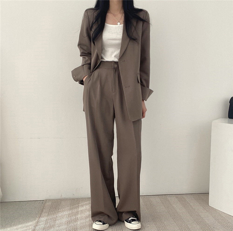 Korean Style Casual Suit Set