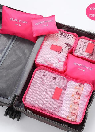 Travel Packing Organizer Bag Set 6-pcs