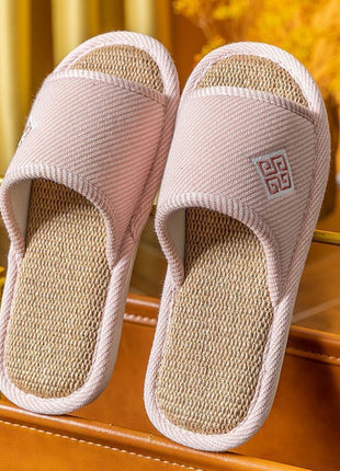 Linen Non-slip Home Slippers