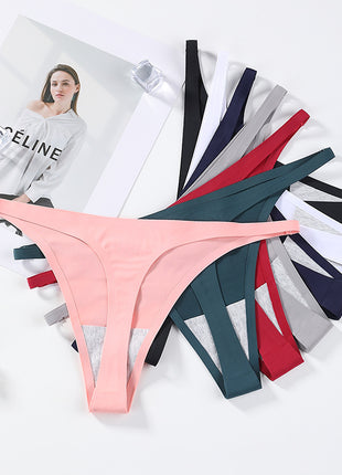 Low Waist Ice Silk Quick-drying Thin Belt Seamless T-back