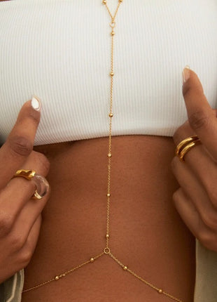 Golden Balls Body Golden Beach Waist Belly Chain