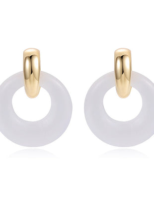 Fashionable Circle High-end Earrings
