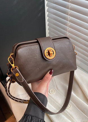 High Sense Niche Retro Frosted Crossbody Bag