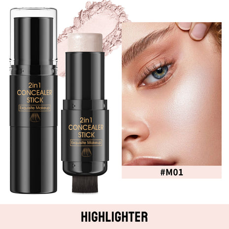 HelloKiss Double-Head Contour & Highlight Stick with Brush