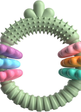 Dog Chew Toy Bite-Resistant Teeth Cleaning Safe TPR for Small Dogs