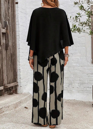 Summer Casual Women's Trousers Suit