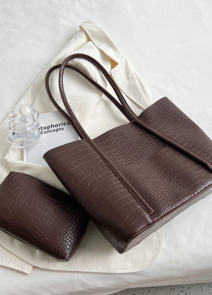 Soft Leather Large Capacity Combination Wallet & Bag
