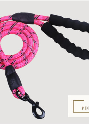 Reflective Leash Nylon Rope for Small, Medium & Large Dogs