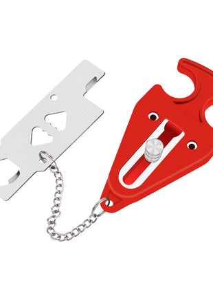 Portable Dual-Use Door Stopper Lock