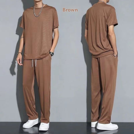 Quick-drying Ice Silk Breathable Two-piece Set