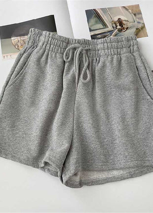 High Waist Loose Thin Versatile Wide Leg A-line Short