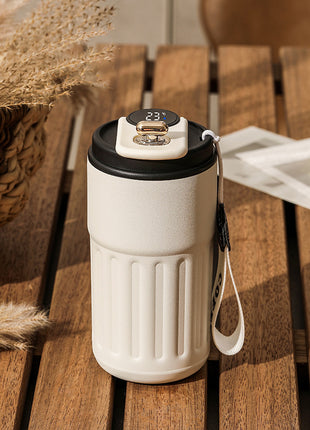 Smart Digital Thermal Bottle – Stainless Steel Insulated Coffee Mug (450ml)