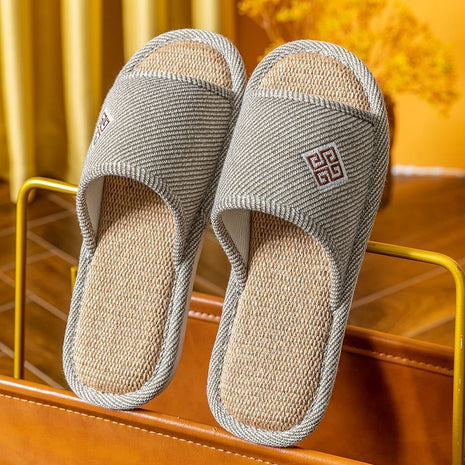 Linen Non-slip Home Slippers