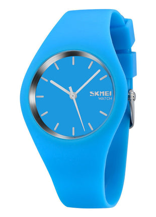 Simple Jelly Color Couple Waterproof Watch