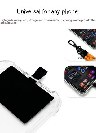 Universal Mobile Phone Lanyard Gasket Holder