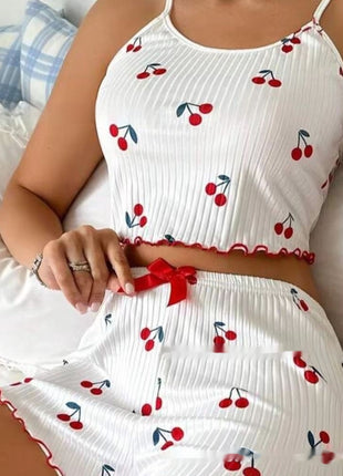 Summer Elastic Pyjamas Set