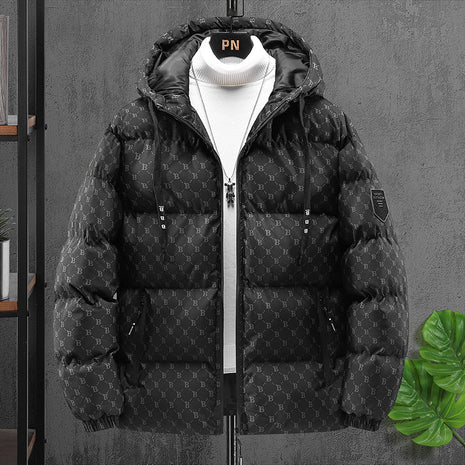 Autumn And Winter Casual Popular Padded Hooded Cotton Coat