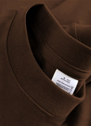 High Quality Pure Cotton Heavy Loose Bottoming Basic T-shirt