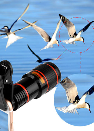 Clip-On Zoom Retractable Telescope Camera Lens for Phone