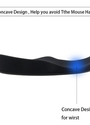 Ergonomic Mouse Wrist Rest Silicone Gel Non-Slip Streamline Support