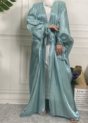 Leisure Fashionista Satin Abaya