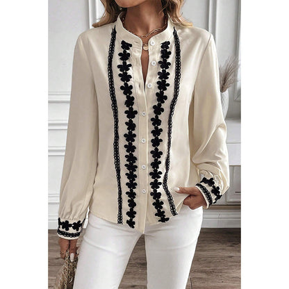 Single Row Multi-Buckle Long Sleeve Shirt