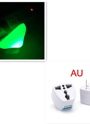 LED Night Light Mushroom Wall Socket Lamp Warm White Light-control Bedroom Light Home Decoration