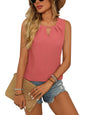 Round Neck Sleeveless Casual Short-sleeved T-shirt