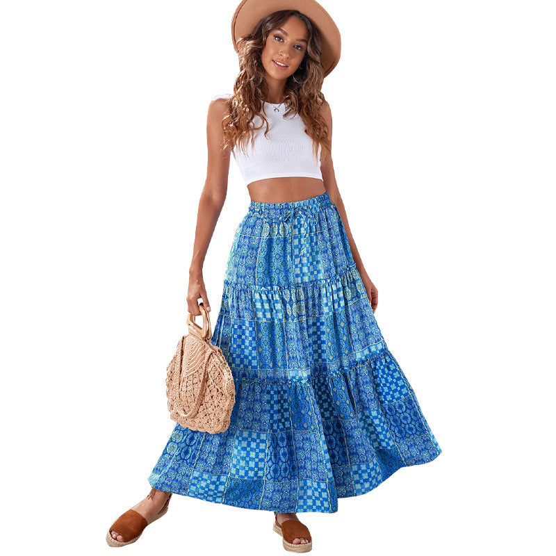 Loose Casual High Waist Skirt