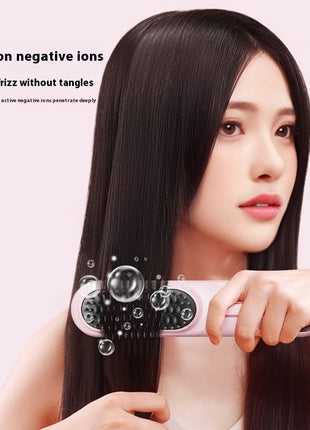 Cordless Wet & Dry Hair Straightener Brush