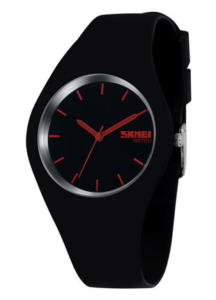 Simple Jelly Color Couple Waterproof Watch