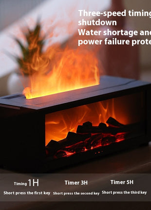 3D Flame Aromatherapy Oil Diffuser with Remote Control