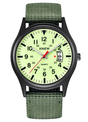 Men's Canvas Nylon Strap Watch