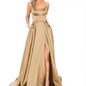 Silk Long Slimming & Shoulder Hollow Dress