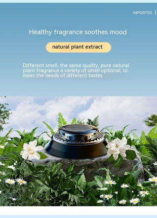 Solar Powered Car Air Freshener & Cleaner Perfume Fragrance Diffuser