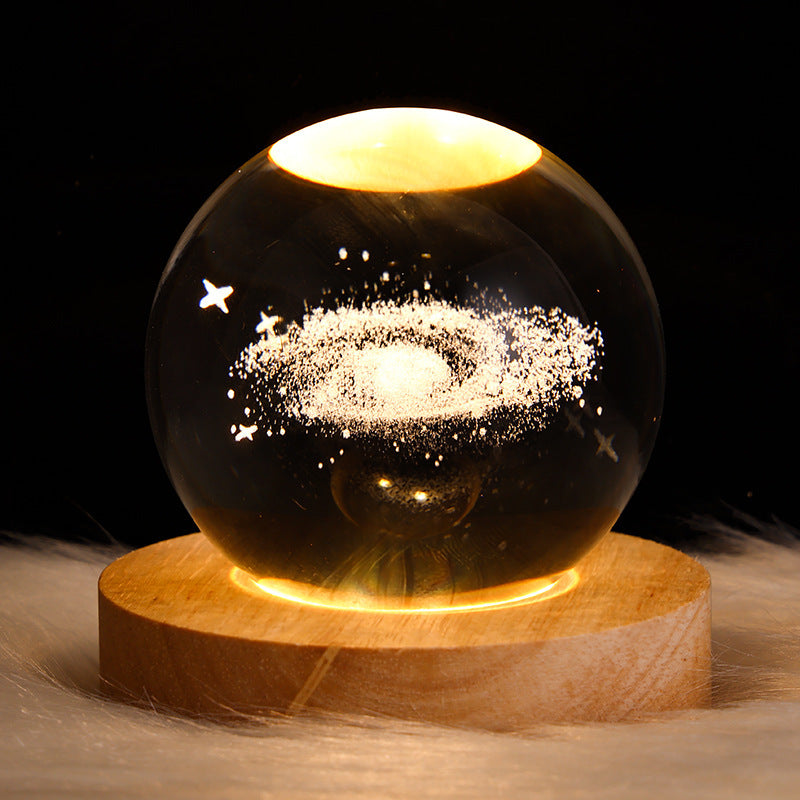 Crystal Ball Small Night Lamp Projection