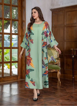 Light Green Long Sleeve Dress