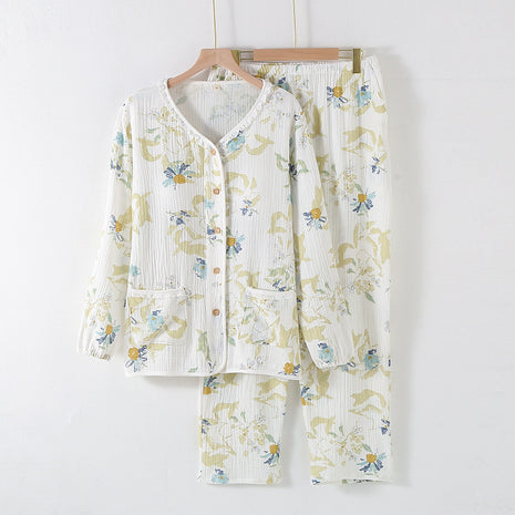 Collarless Cotton Pyjamas