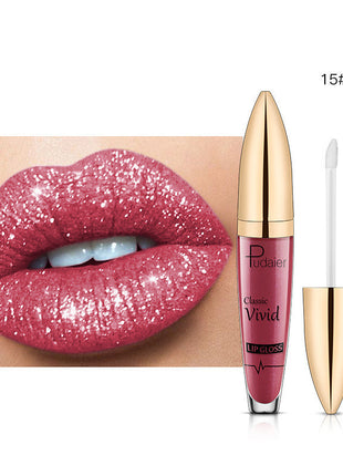 PUDAIER Lip Gloss Glitter Lipstick