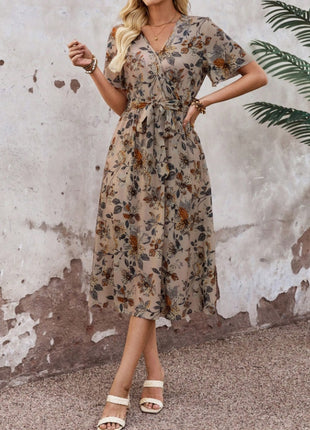 Summer Long Belt A-line Dress