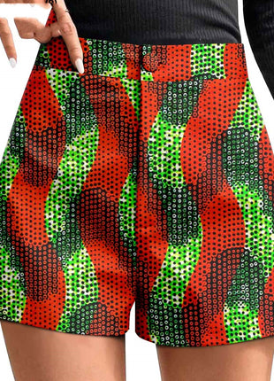 African Duplex Cotton Batik Shorts