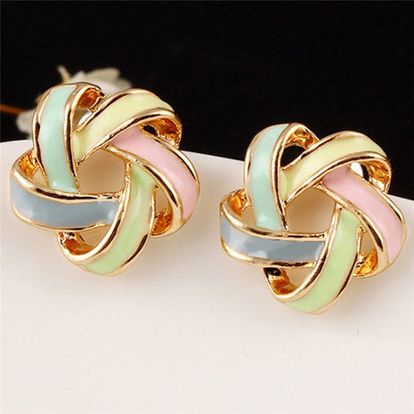 Twisted Spiral Earrings
