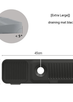 Faucet Silicone Mat Anti-splash with Drain