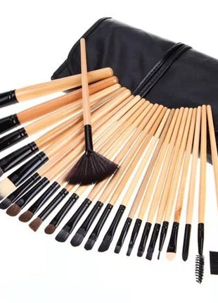 24 PCs Makeup Brush With Horsehair Makeup Full Set