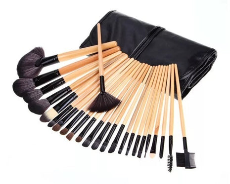 24 PCs Makeup Brush With Horsehair Makeup Full Set