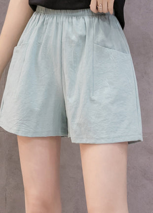 Korean Style High Waist Loose Shorts